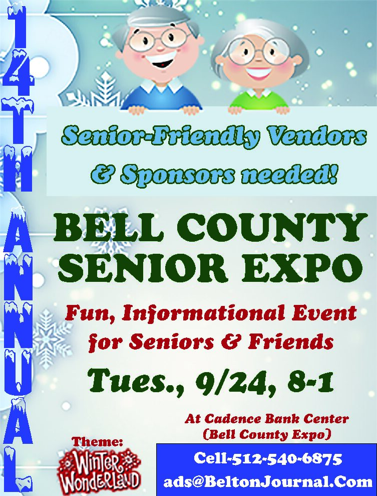 Reserve Your Vendor Space Now For The 14th Annual Bell County Senior Expo