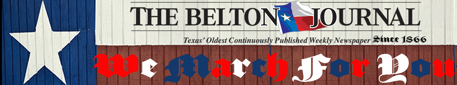 The Belton Journal - Image of website header for March 2024