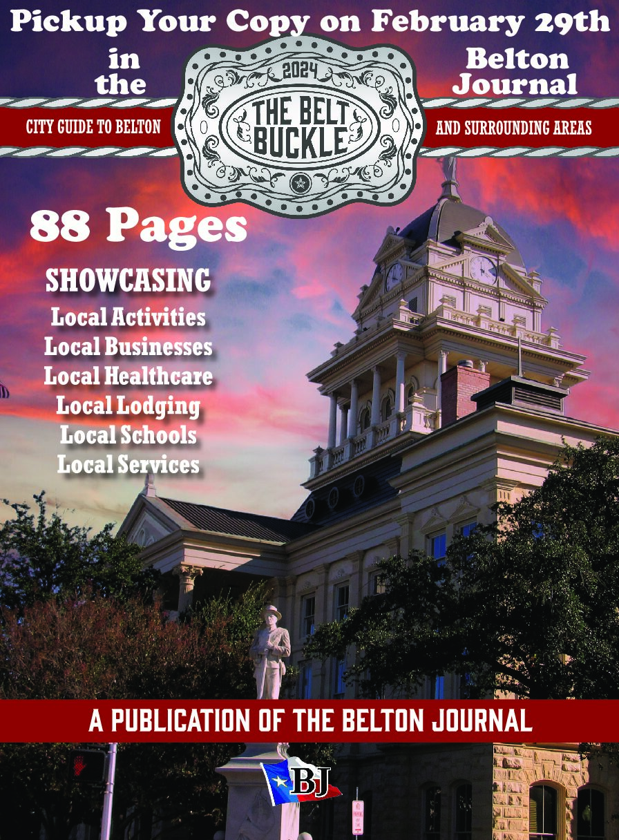 Pickup Your Belt Buckle Magazine on February 29th in the Belton Journal