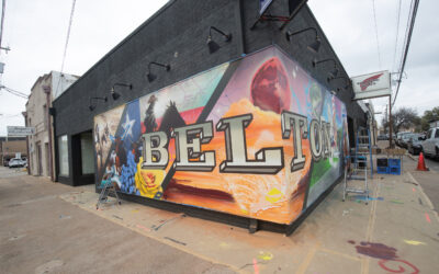 Belton celebrates new  mural downtown