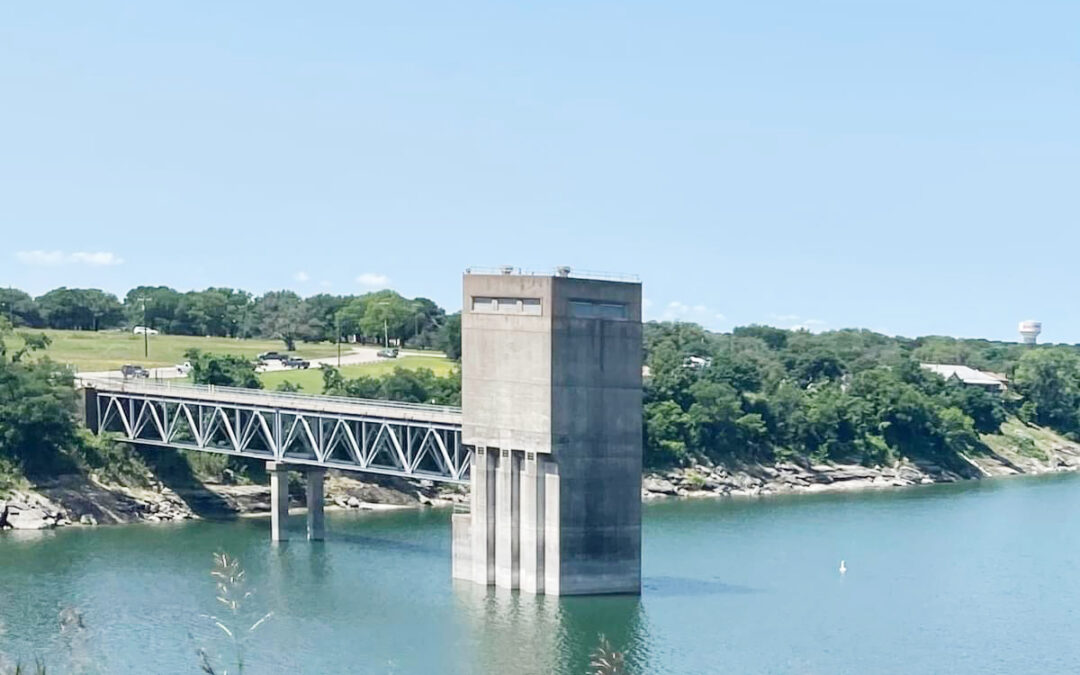 Belton Lake now full with recent heavy rains