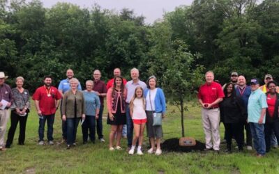 Trees dedicated in honor of 2023 Beltonian and  Citizen of the Year at Heritage Park