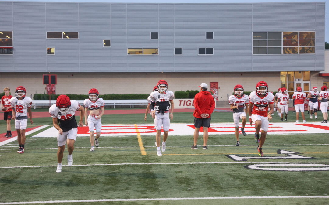 Tigers get first practices of spring football