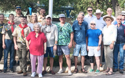 Eagle Scout Landon Karnes dedicates flagpole to Morgan’s Point Resort