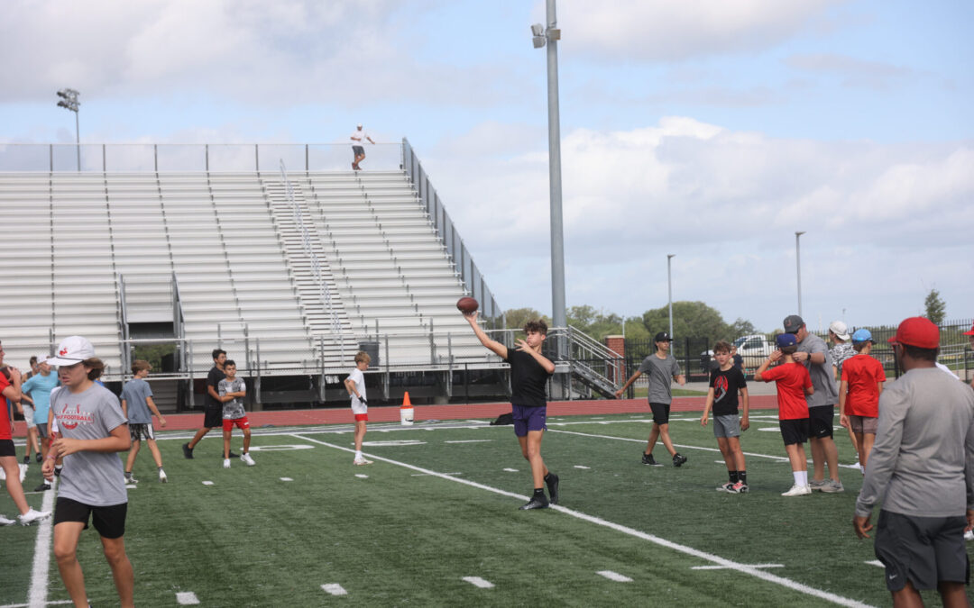 Lake Belton football holds annual football camp