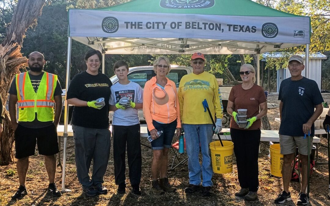 Community volunteers clear trails and plant wildflower seeds at Miller Springs